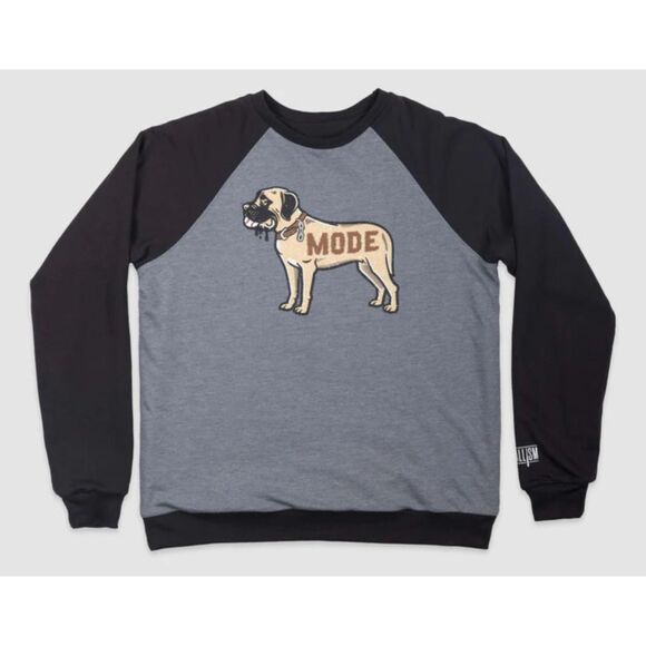 Baseballism Beast Mode Reversible Crew Neck Sweatshirt - Men's Size Medium - Picture 5 of 10